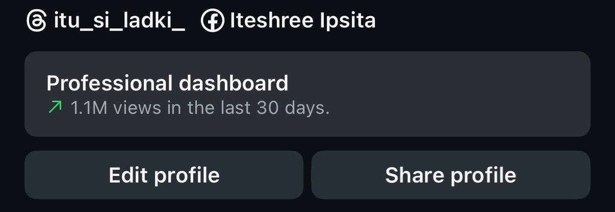 Professional Dashboard Summary